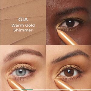 NWOT Thrive Causemetics Gia Brilliant Eye Brightener warm gold shimmer shadow